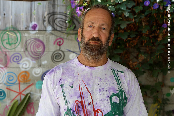 Over Kenny Scharf