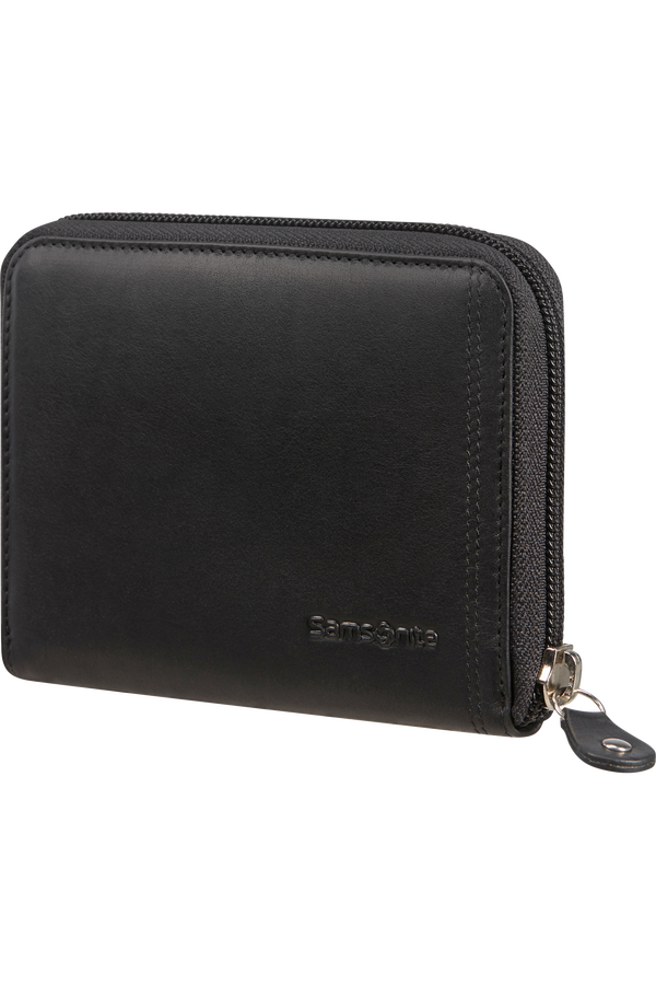 Samsonite Attack 2 Slg 323 - W ZIP AR+8CC+HFL+C  Zwart