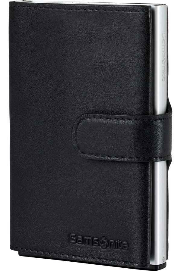 Samsonite Alu Fit 202 - Slide-up Wallet  Zwart