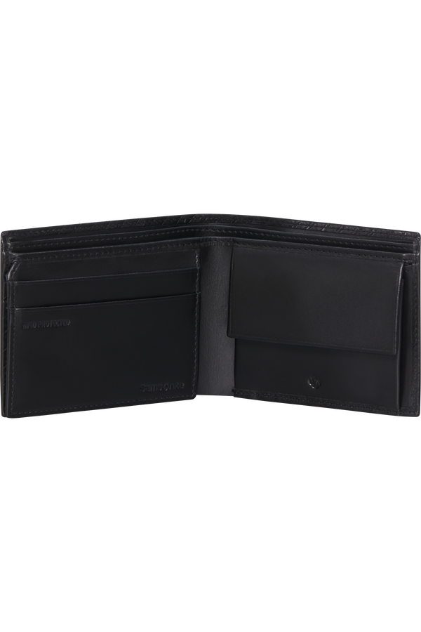 Samsonite Refined Slg 046 - B 6CC+VFL+2C+C  Zwart