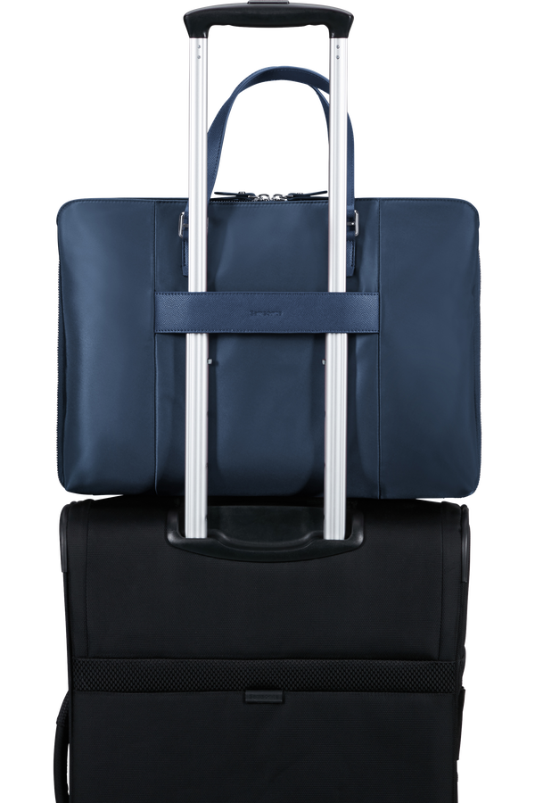 Samsonite Karissa Evo Slim Bailhandle 15.6'  Blue Nights Samsonite Karissa Evo Slim Bailhandle 15.6'  Blue Nights