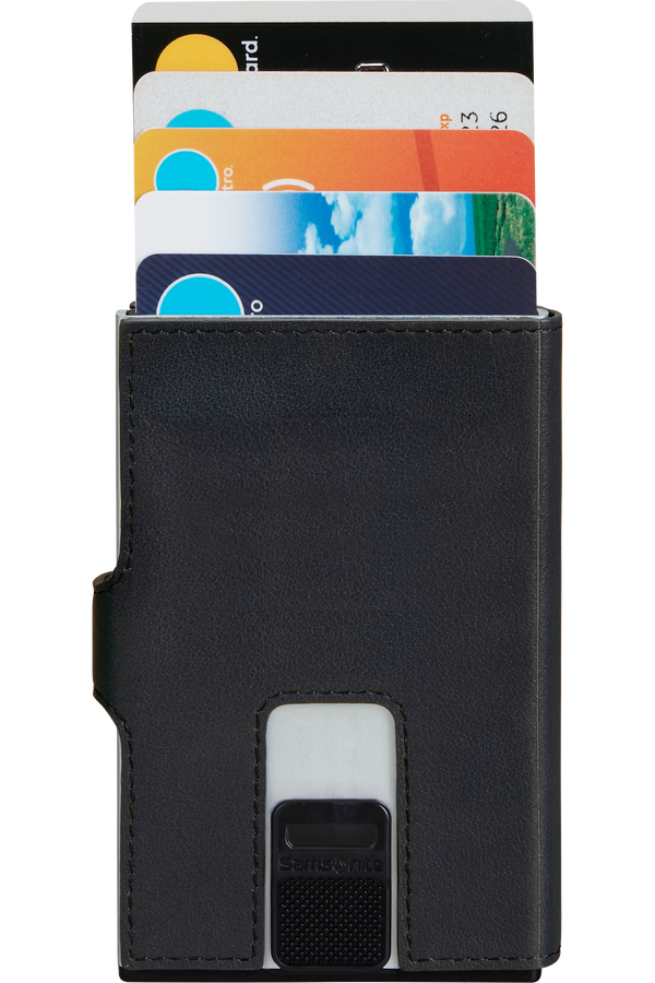Samsonite Alu Fit 202 - Slide-up Wallet  Zwart Samsonite Alu Fit 202 - Slide-up Wallet  Zwart