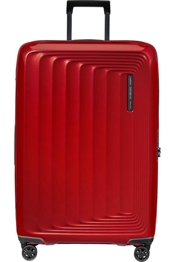 Samsonite Nuon Spinner Expandable 75cm  Metallic Rood