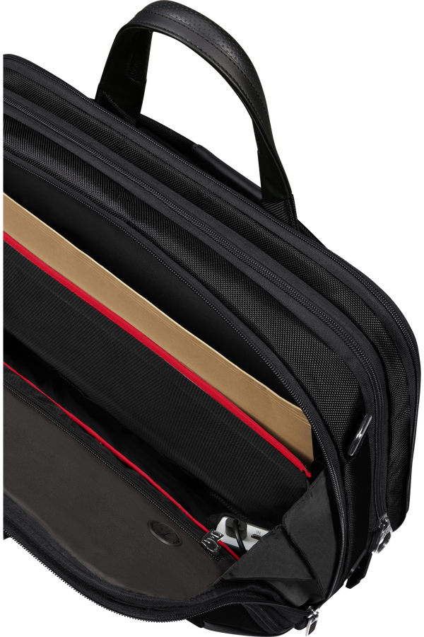 Samsonite Pro-Dlx 6 Bailhandle Expandable 15.6'  Zwart