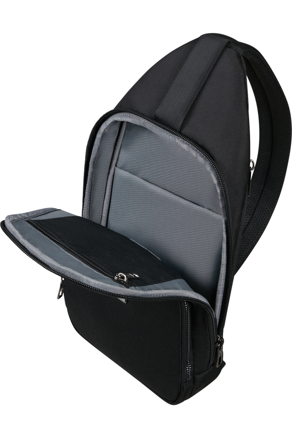 Samsonite Sacksquare Sling Bag M  Zwart Samsonite Sacksquare Sling Bag M  Zwart