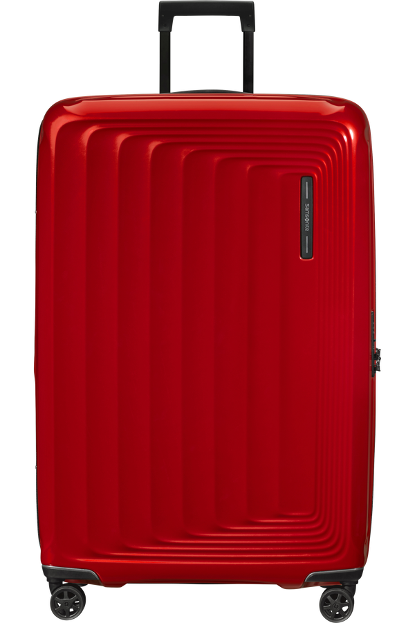Samsonite Nuon Spinner Expandable 81cm  Metallic Rood