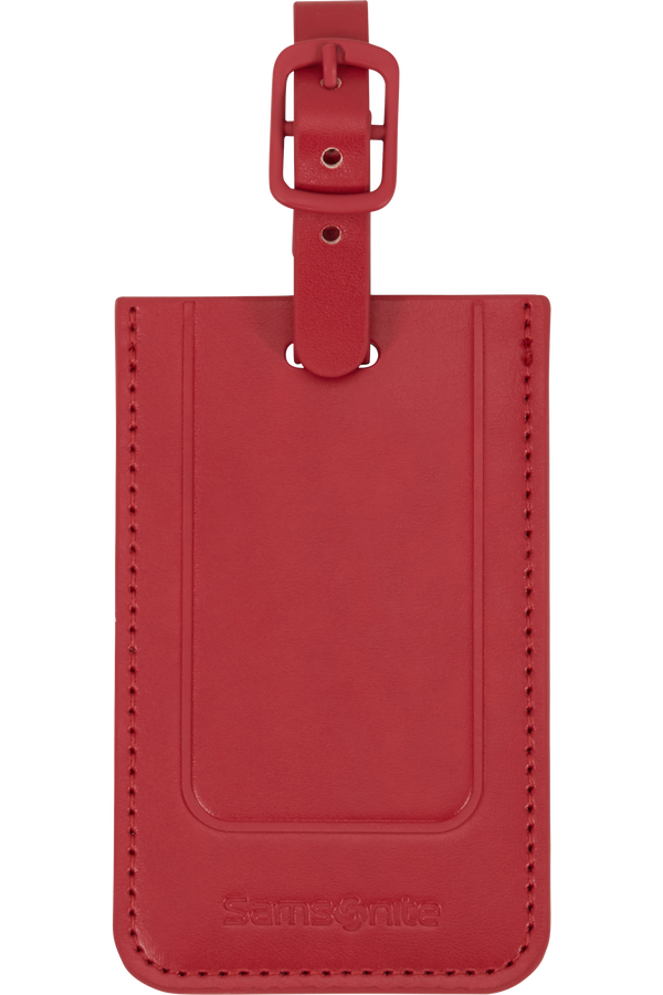 Samsonite Ta Revolution Rectangle Luggage Tag x2  Rood