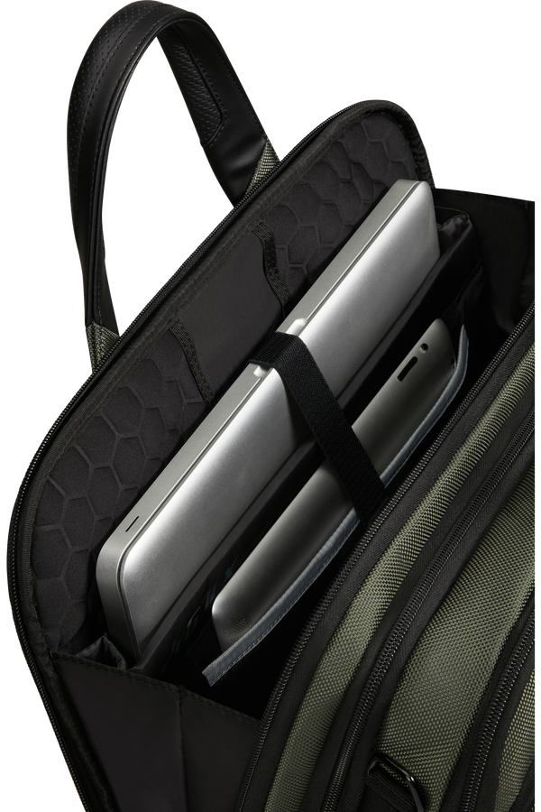 Samsonite Pro-Dlx 6 Bailhandle Expandable 15.6'  Groen