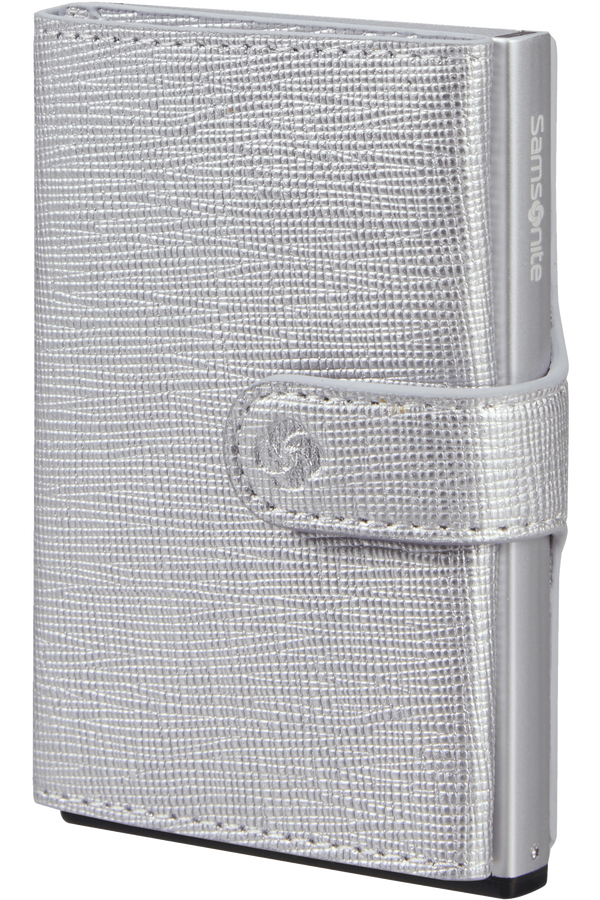 Samsonite Alu Fit 202 - Slide-up Wallet  Zilver