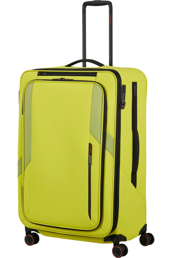 Glazed Spinner uitbreidbaar (4 wielen) 78cm | Samsonite Glazed Spinner Expandable 78cm  Lime punch