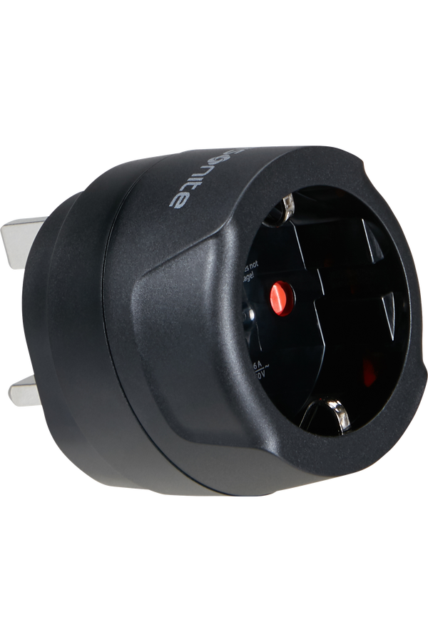 Samsonite Travel Accessories Europe to uk Adaptor Zwart