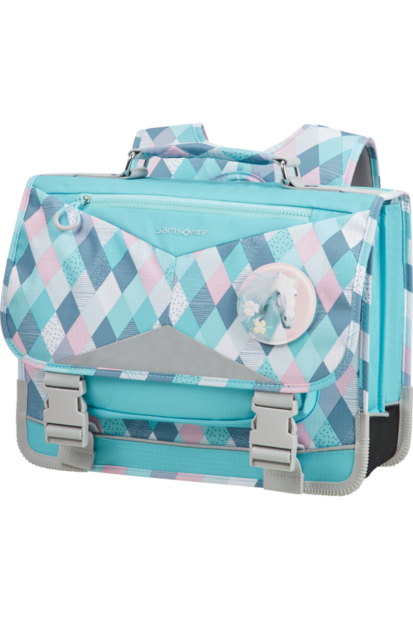 Samsonite Sam Ergofit Ergonomic Schoolbag M  Pink Horse