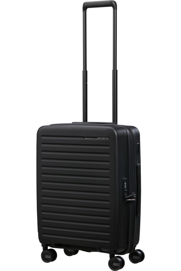 Samsonite Restackd Spinner Expandable 55cm  Zwart