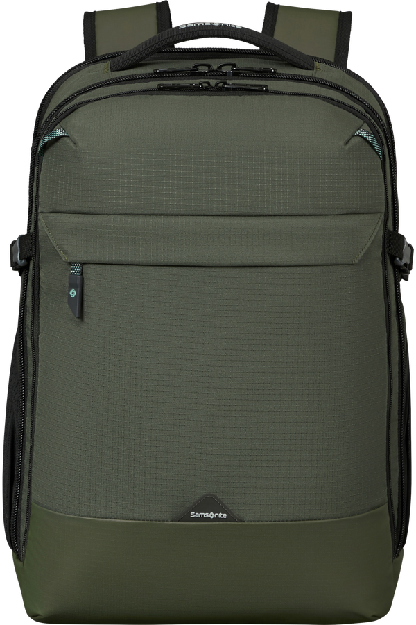 Samsonite Roadseeker Laptop Backpack Expandable L  Donker Olijfgroen
