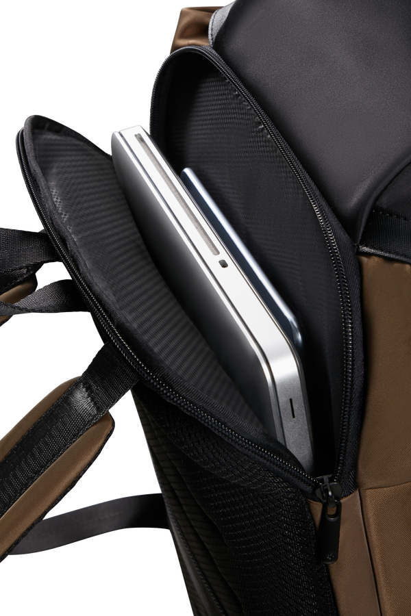 Samsonite Relyon Backpack M 15.6'' with flap  Bruin