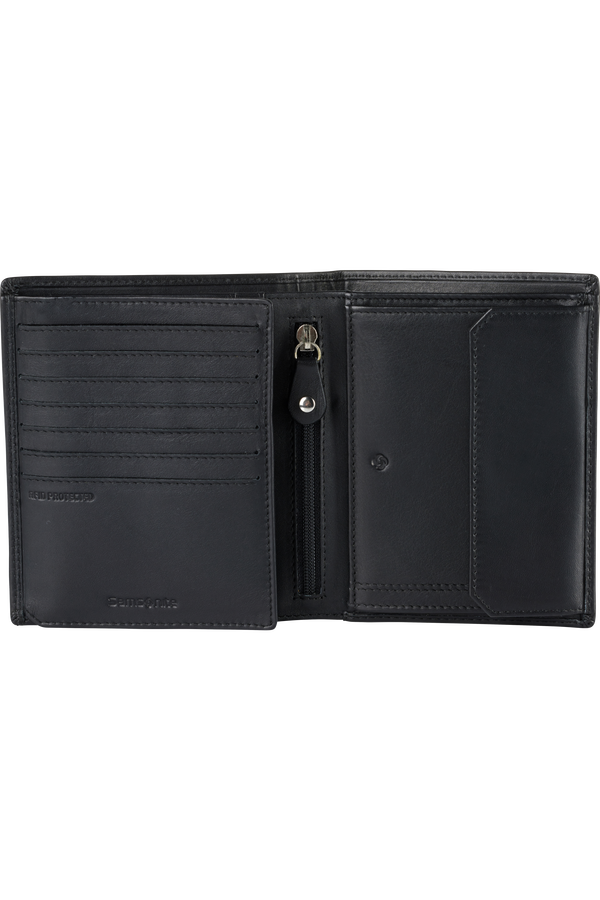 Samsonite Attack 2 Slg 122 - W 11CC+HFL+W+C+Z+2C  Zwart