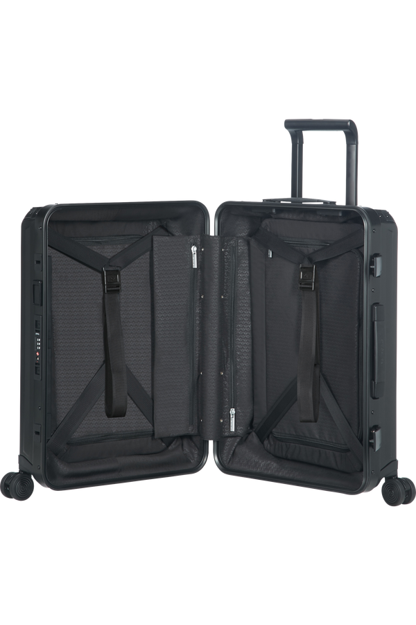 Samsonite Lite-Box Alu Spinner 55cm  Zwart