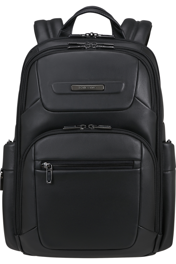 Samsonite Pro-Dlx 6 Leather Backpack 15.6'  Zwart