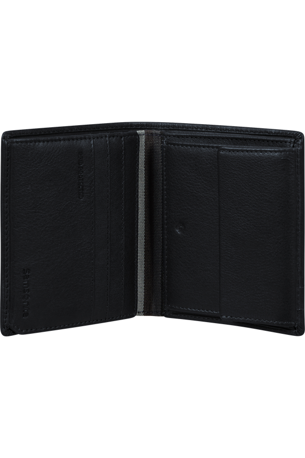 Samsonite Flagged Slg 144 - W S 8CC+HFL+C+2C  Zwart