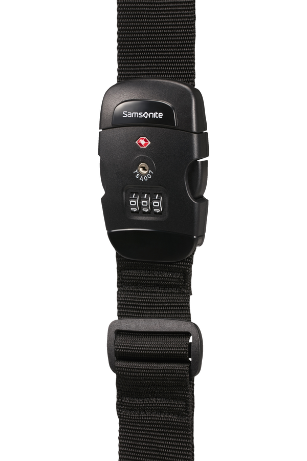 Samsonite Global Ta Luggage Strap/TSA Lock Zwart