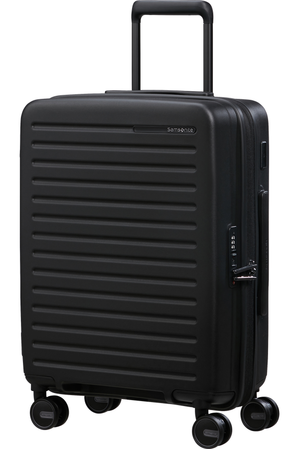 Samsonite Restackd Spinner Expandable 55cm  Zwart