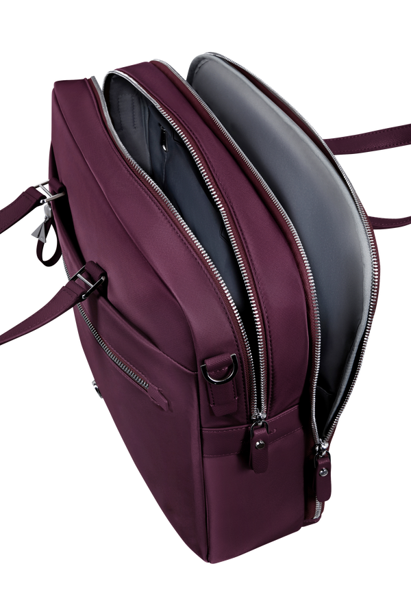 Samsonite Karissa Evo Bailhandle 15.6' 2 Comp  Burgundy Samsonite Karissa Evo Bailhandle 15.6' 2 Comp  Burgundy