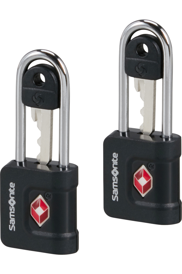 Samsonite Ta Revolution Key Lock TSA x2  Zwart Samsonite Ta Revolution Key Lock TSA x2  Zwart