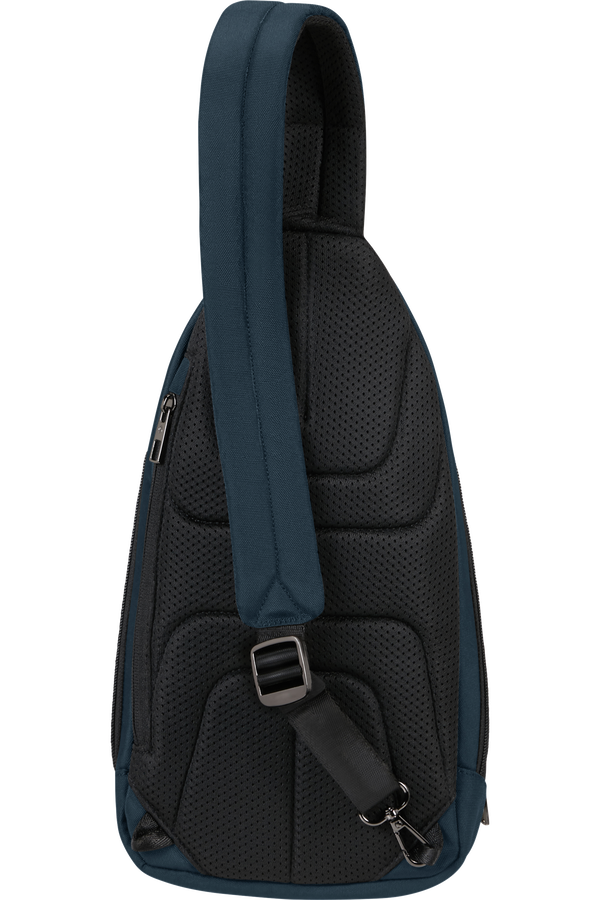 Samsonite Sacksquare Sling Bag M  Blauw Samsonite Sacksquare Sling Bag M  Blauw