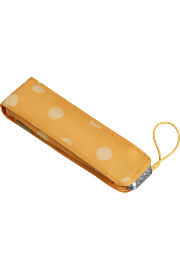 Samsonite Alu Drop S 3 Sect. Manual Flat  Yellow Polka Dots Samsonite Alu Drop S 3 Sect. Manual Flat  Yellow Polka Dots