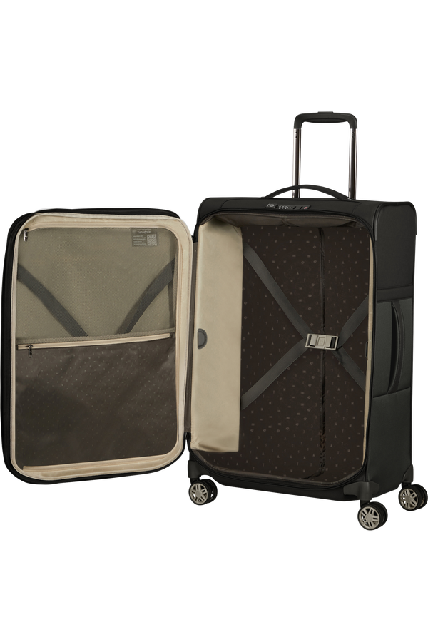 Samsonite Airea Spinner Expandable 67cm  Zwart