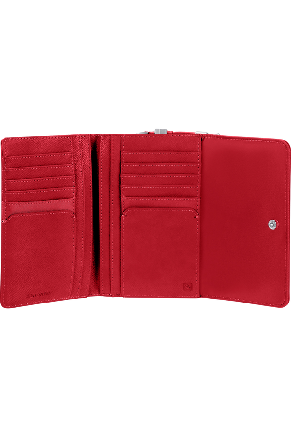 Samsonite Karissa Slg Wallet 12CC+ZIP EXT M  Formula Red