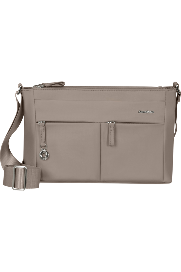 Samsonite Move 5.0 Horiz. Shoulder Bag + Flap  Warm Taupe
