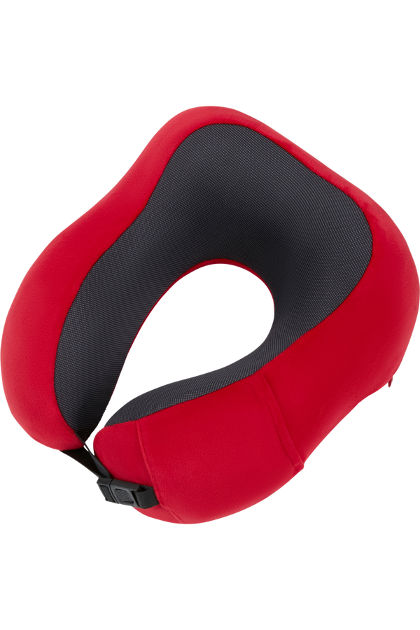 Samsonite Ta Revolution Ergonomic Memory Foam Pillow  Rood