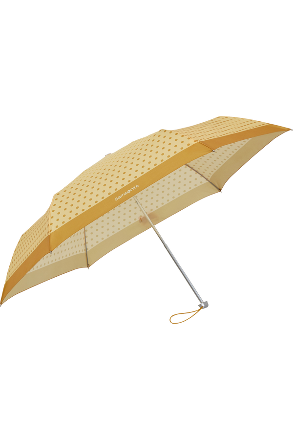 Samsonite Alu Drop S 3 Sect. Manual Flat  Yellow Dots