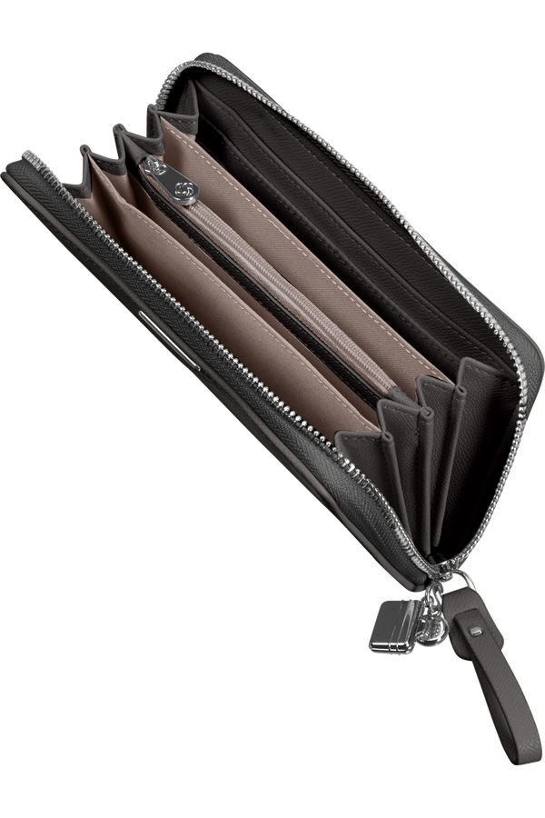 Samsonite Karissa 2.0 Slg 319 - L Zip Around L  Zwart