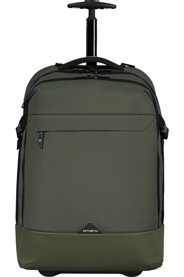 Samsonite Roadseeker Laptop Backpack with wheels 17.3''  Donker Olijfgroen