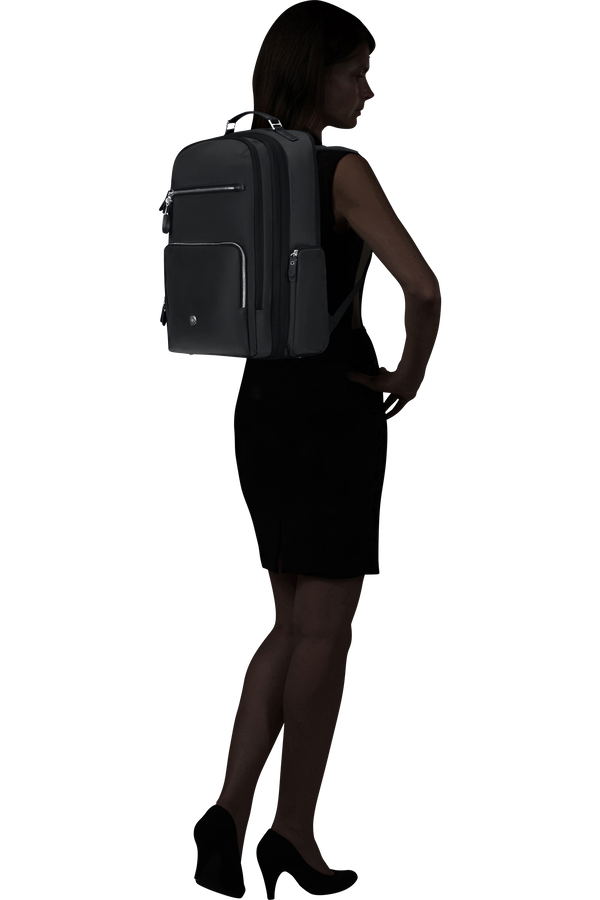 Samsonite Karissa Evo BP Underseater Backpack 15.6' EXP  Zwart Samsonite Karissa Evo BP Underseater Backpack 15.6' EXP  Zwart