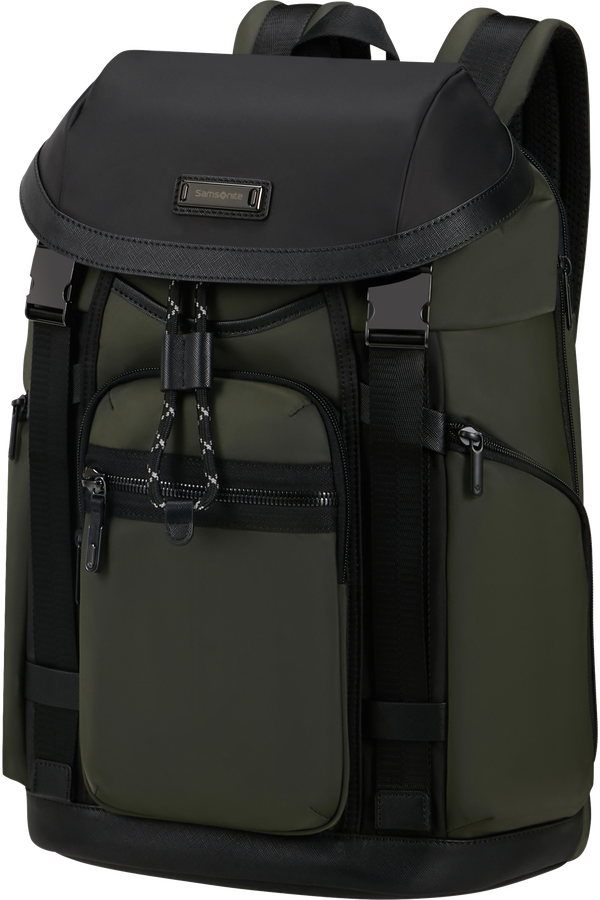 Samsonite Relyon Backpack M 15.6'' with flap  Groen