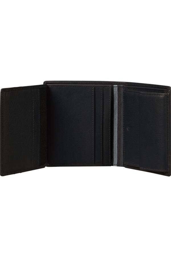 Samsonite Flagged Slg 144 - W S 8CC+HFL+C+2C  Zwart