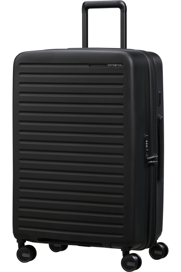 Samsonite Restackd Spinner Expandable 68cm  Zwart