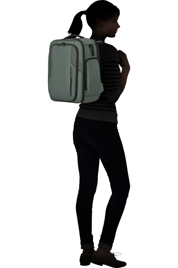 Samsonite Glazed Underseat Backpack S  Sage green