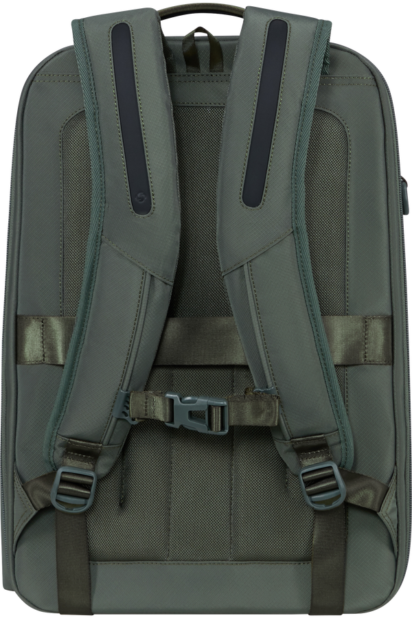 Samsonite Paralux 2-1 Travel Backpack  Olijfgroen