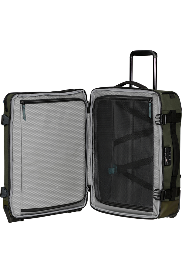 Samsonite Roadseeker Duffle with wheels Backpack 55cm  Donker Olijfgroen