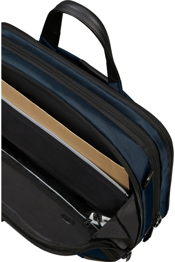 Samsonite Pro-Dlx 6 Bailhandle Expandable 15.6'  Blauw