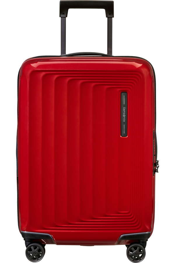 Samsonite Nuon Spinner Expandable 55cm  Metallic Rood
