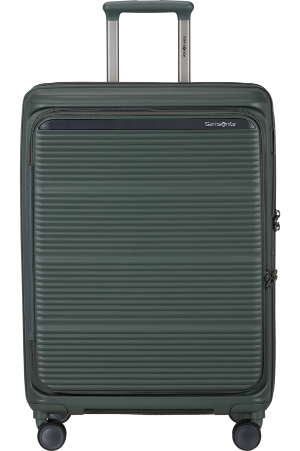 Samsonite Paralux Spinner Expandable Medium Sp 67cm  Olijfgroen