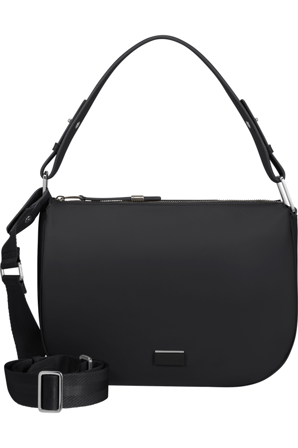 Samsonite Be-Her Hobo Bag Round 3 Compartments  Zwart