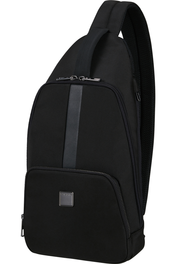 Samsonite Sacksquare Sling Bag M  Zwart Samsonite Sacksquare Sling Bag M  Zwart