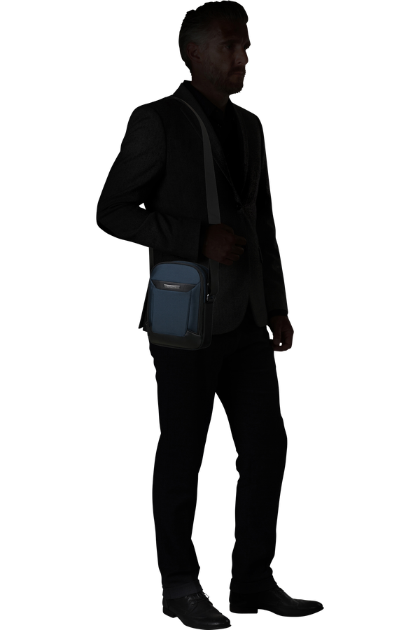 Samsonite Pro-Dlx 6 Crossbody Bag M  Blauw