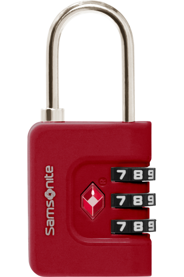 Samsonite Ta Revolution Combilock 3 dial TSA  Rood